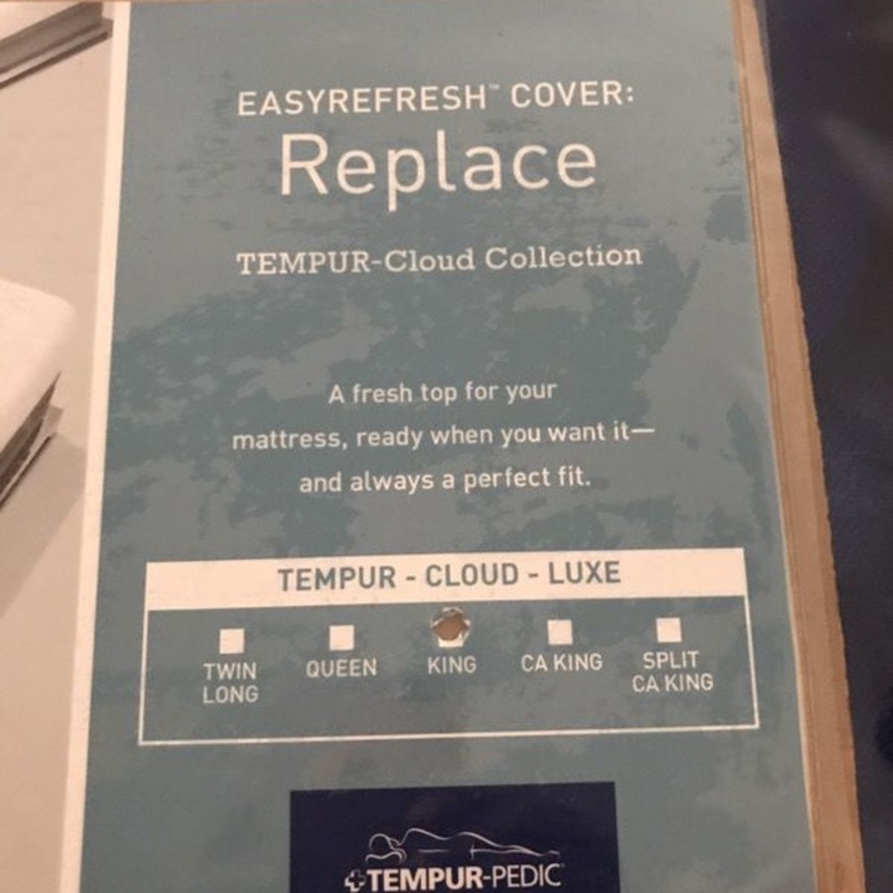 Sold  Temperpedic clod mattress cover